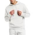 Champion Men's Powerblend Pullover Hoodie, White, Large