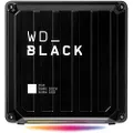 WD_Black D50 2TB NVMe SSD Game Dock, Thunderbolt 3, DisplayPort 1.4, 2X USB-C, 3X USB-A, Audio in/Out, Gigabit Ethernet; up to 3000MB/s Read & 2500MB/s Write Speed