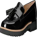 Franco Sarto Women s Carolynn Loafer Flat, Black, 5 US