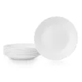 Corelle Appetizer Plate, Winter Frost White, 6.75 Inch Diameter (8-Piece Set)