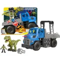 Imaginext Imaginext Jurassic World Dominion Break Out Dino Hauler Vehicle with T. rex Dinosaur 5-Piece Playset for Ages 3+ Years