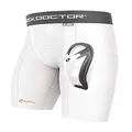 Shock Doctor Core Compression Short with Bio Flex Cup White