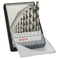 Bosch Accessories Professional 10 pcs. HSS-G Metal Drill Bit Set (for Metal, Ø 1-10 mm, Robust Line, Accessory Drill Driver