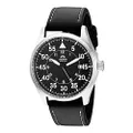 Orient Men's 'RA-AC0H' Pilot Style Japanese Automatic/Hand-Winding Sports Watch, Black