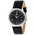 Orient 'Bambino Version 2' Stainless Steel Japanese Automatic/Hand-Winding Dress Watch, Black, Stainless Steel