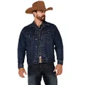 Wrangler Men's Rugged Wear Unlined Denim Jacket,Antique Indigo,Medium