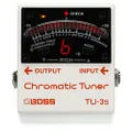 BOSS Tu-3S Chromatic Tuner Pedal, 21-Segment Led Meter with Brightness Control