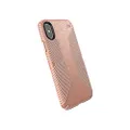 Speck Products Presidio Grip + Glitter iPhone Xs/iPhone X Case, Bella Pink with Gold Glitter/Dahlia Peach