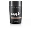 Toppik Hair Building Fibres - Hides Hair Loss - Natural & Fuller Look - Organic Keratin - Easy to Apply - For Men & Women - Hair Care - Hair Loss Products - Hairline Powder - 55g - Light Brown