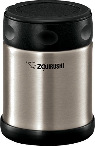 Zojirushi Steel Food Jar, 11.8-Ounce, Black/Stainless