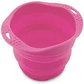 Beco Collapsible Silicone Travel Dog Bowl Pink Medium