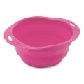 Beco Collapsible Silicone Travel Dog Bowl Pink Small