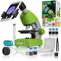 Bresser 40x-640x Optical Junior Microscope, Green