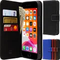 iPhone 7 and 8 Case, Snugg iPhone 7 and 8 Flip Case [Card Slots] Leather Apple iPhone 7 and 8 Wallet Case Cover Executive Design [] – Black, Legacy Series