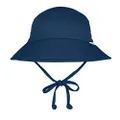 i play. Baby Girls Breathable Bucket Protection Hat-Navy Sun Hat, Navy, 2-4 Years US
