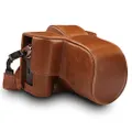 MegaGear Fujifilm X-T3 Ever Ready Genuine Leather Camera Case and Strap, Brown (MG1551)