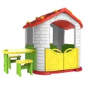 Lifespan Kids Wombat Playhouse with Side Table Cubby House Indoor Outdoor Play