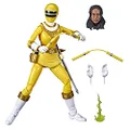 Power Rangers - Lightning Collection - 6 Inch Zeo Yellow Ranger - Premium Collectible Action Figure with 5 Accessories - Inspired by Power Rangers Zeo - Toys for Kids - Boys and Girls - F2060 - Ages 4+
