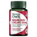 Nature's Own Magnesium Chelate 500mg Capsules 75-Relieves Muscle Cramps & Mild Muscle Spasms, Reduces Muscle Tiredness When Dietary Intake Is Inadequate-Aids Calcium Metabolism & Supports Bone Health