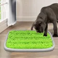 Bakumon Snuffle Mat for Dogs 21x16Inch Interactive Sniff Mats for Large Medium Small Breed Dog Pet,Snuffle Bowl Mat Nosework Training Foraging Pad Feed Game Stress Relief (Green)