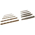 Irwin Industrial Tools 11117 Pouched Spiral Flute Screw Extractors with Cobalt Drill Bits Set, 10-Piece