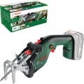 Bosch Home & Garden 18 Volt Cordless Garden Saw Without Battery, 1 x Swiss Precision Wood Blade Included, Cutting Diameter 80 mm (KEO 18V)