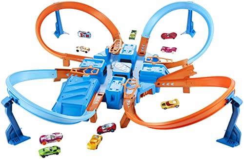 Hot Wheels Ultimate Crashing Action with The Criss Cross Crash Track Set