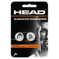 Head Djokovic Tennis Dampener | Silicone and Rubber Shock Absorber with Djokovic Logo | Reduce Shocks and Vibrations