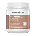 Healthy Care Vitamin D3 1000IU - 500 Capsules, Brown | Promotes calcium absorption in bones