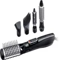 Remington Amaze Smooth and Volume Air Styler, AS1220AU, 5-In-1 (Blow-dry, Curl, Wave, Straighten, and Volumise), 3 Speed and Heat Settings, Ionic Conditioning for a Frizz-Free Shine, Black