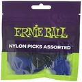 Ernie Ball Mixed Thickness Nylon Picks (Medium, Heavy) bag of 50