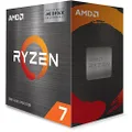 AMD Ryzen 7 5800X3D Processor (Base Clock: 3.4GHz, max. Power Clock: up to 4.5GHz, 8 cores, L3-Cache 96MB, Socket AM4) 100-10000651WOF, Ceramic Gray