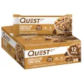 Quest Nutrition Protein Bar, Chocolate Chip Cookie Dough, 21g Protein, 2.1 oz Bar, 60 g (Pack of 12), 10888849000033