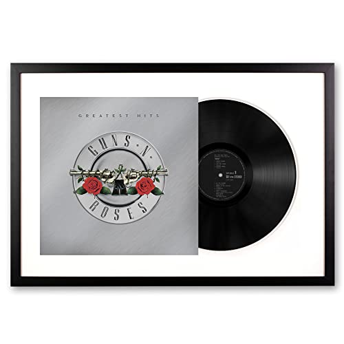 Vinyl Art Guns N Roses Greatest Hits Double Memorabilia Framed