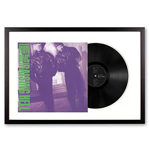 Vinyl Art Run Dmc Raising Hell Memorabilia Framed