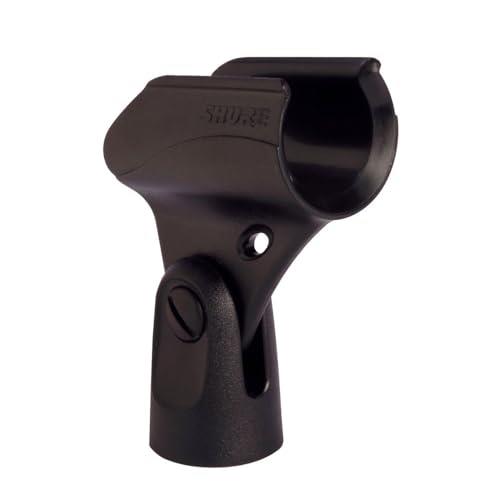 Shure A25D Microphone Clip - Break Resistant Stand Adapter for Handheld Wired Mics with ¾ inch Barrel Diameter