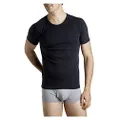 Bonds Men's Underwear Cotton Blend Raglan Cut T-Shirt, Black, 16 / Medium