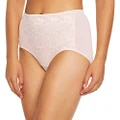 JOCKEY Women's Underwear No Ride Up Lace Full Brief, Cream, 10