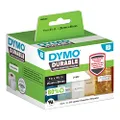 DYMO Label Writer Durable Polypropylene Label, 25 mm x 89 mm, White, 700 Count