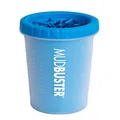 Dexas MudBuster Portable Dog Paw Washer/ Paw Cleaner, Large, Pro Blue