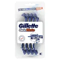 Gillette SkinMate Sensitive Disposable Razor for Men, 8 Count