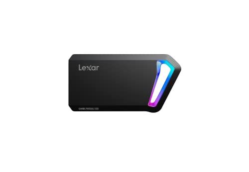 Lexar SL660 Blaze 1TB Gaming Portable External SSD, Up to 2000MB/s Read, RGB LED, USB 3.2 Gen 2x2, NVMe Performance (LSL660X001T-RNNNU)