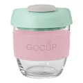 Avanti GoCup Borosilicate Glass Travel Cup, 236 ml / 8 Oz, Pink/Mint/Grey