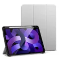 ESR Rebound Series for iPad Air 5 Case/iPad Air 4 Case with Pencil Holder iPad 10.9 Inch (2022/2020)[Auto Sleep/Wake Cover] [Soft Flexible Case] - Grey