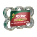 Duck Brand HD Clear High Performance Packaging Tape, 1.88-Inch x 54.6 Yard, Crystal Clear, 6-Pack (441962)