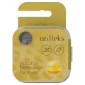Otifleks Natural Beeswax Earplug Pair, Yellow 4 count, Pack of 4