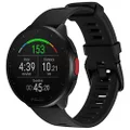 polar Pacer - GPS Running Watch - High-Speed Processor - Ultra-Light - Bright Display - Grip Buttons - Training Program & Recovery Tools - Heart Rate Monitor - Music Controls, Black (900102174)
