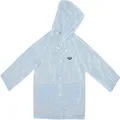 Team - Kids Boys Girls School Clear Raincoat Rain Jacket - 100% Waterproof