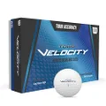 WILSON Sporting Goods Tour Velocity Distance 15-Ball Pack, White