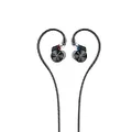 FiiO FA7S in-Ear Earphones Wired 6BA IEMs High-Purity Silver-Plated Monocrystalline Copper Cable Hi-Res Audio Certified Without Mic(Black)